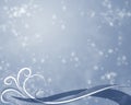 Wintertime abstract background