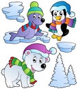 Wintertime animals collection 2