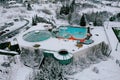 Outdoor swimming pool in Reykjavik - Iceland. Royalty Free Stock Photo