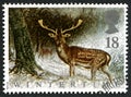 Wintertime UK Postage Stamp