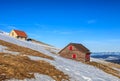 Wintertime view on Mt. Rigi in Switzerland