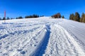 Wintertime view on Mt. Rigi in Switzerland
