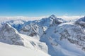 A wintertime view from Mt. Titlis in Switzerland