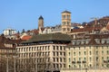 Wintertime view in Zurich, Switzerland