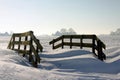 Winterview in The Netherlands Royalty Free Stock Photo