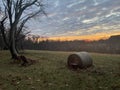 Country winter view in Beallsville, Marylan