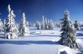 Wintry landscape scenery Royalty Free Stock Photo