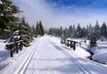 Wintry landscape scenery Royalty Free Stock Photo