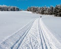 Wintry landscape scenery Royalty Free Stock Photo