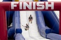 Wipeout 5K Run obstacles course - happy endings