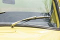 Wiper, glass front of vintage cars,