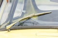 Wiper, glass front of vintage cars,