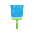 Wiper squeegee vector illustration. Cleaning logo design