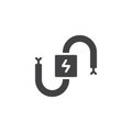 Wire cable electrical icon vector Royalty Free Stock Photo