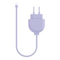 Wire charger usb cable icon cartoon vector. Low energy Royalty Free Stock Photo