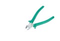 Wire cutter pliers with green handles