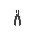 Wire cutters icon vector