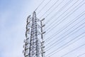 Wire Electric Telecom post Royalty Free Stock Photo