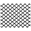 wire fence. seamless chain link fence. industrial fence on white isolated background Royalty Free Stock Photo