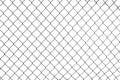 Wire fence in the snow. Black and white abstract backgraund Royalty Free Stock Photo