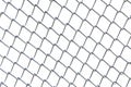 Wire mesh netting isolated on white