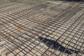 Wire mesh steel for concrete cement. Construct reinforcement rebar weld wire mesh