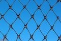 Wire net of old spring bed Royalty Free Stock Photo
