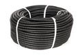 Wire roll black on white background Royalty Free Stock Photo