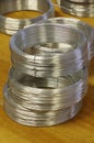 Wire rolls objects tools Royalty Free Stock Photo