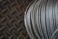 Wire rope background Royalty Free Stock Photo