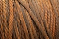 Wire rope for heavy industrial use Royalty Free Stock Photo