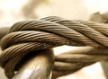 Wire rope texture Royalty Free Stock Photo