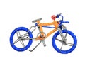 Wire toy bicycle