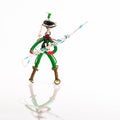 Wire toy soldier three Royalty Free Stock Photo