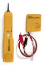 Wire Tracker, Line Finder Cable Tester for Network LAN Ethernet Cable Collation isoleated on white background. Portable Handheld