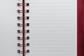 Wirebound Notebook with Blank Paper. Royalty Free Stock Photo
