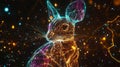 A Wired Abstract Mouse with a Glow