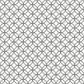 Wired Fence. Black Ring Cage on White Background. Royalty Free Stock Photo