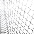 Wired fence in perspective