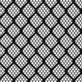 Wired Metal Fence Mesh Vector. Pattern Texture Of Steel Wire Grid Isolated On White Transparent Background. Royalty Free Stock Photo