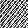 Wired Metal Fence Mesh Vector. Pattern Texture Of Steel Wire Grid Isolated On White Transparent Background. Royalty Free Stock Photo