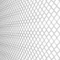 Wired Metal Fence Mesh Vector. Pattern Texture Of Steel Wire Grid Isolated On White Transparent Background. Royalty Free Stock Photo