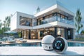 Wired network security and response control in CCTV systems focus on property access, ensuring responsive management and network a
