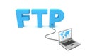 Wired to FTP Royalty Free Stock Photo