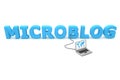 Wired to Microblog Royalty Free Stock Photo