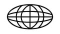 Wireframe Globe Icon, Global Network and Digital Connectivity, vector design Generative AI Royalty Free Stock Photo