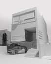 Wireframe House
