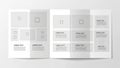 Wireframe layout design isolated on white background Royalty Free Stock Photo