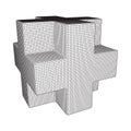 Wireframe Necker Cube