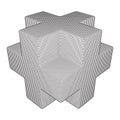 Wireframe Necker Cube